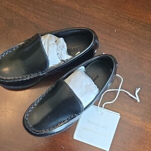 Janie and Jack Sleek Black Loafers